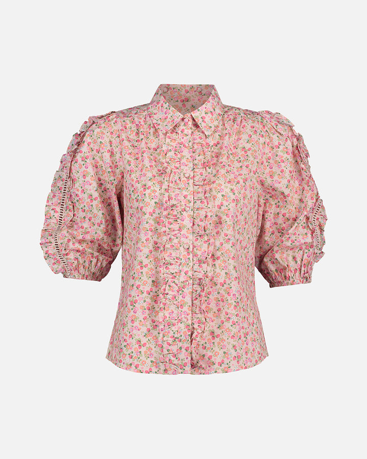 Sara Strawberry Blouse - Rose Petal