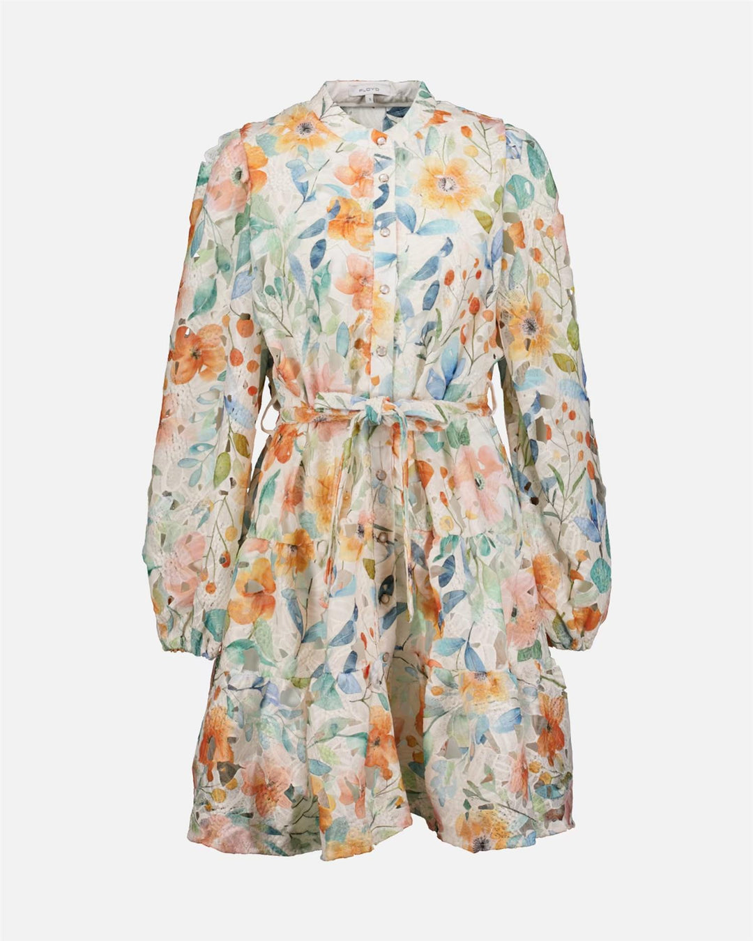 Camisa Tropical Dress - Offwhite