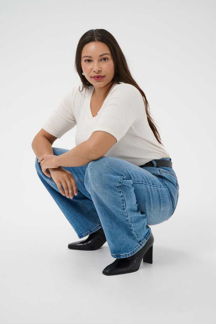 KCleoana Wide Long Jeans - Vintage Blue