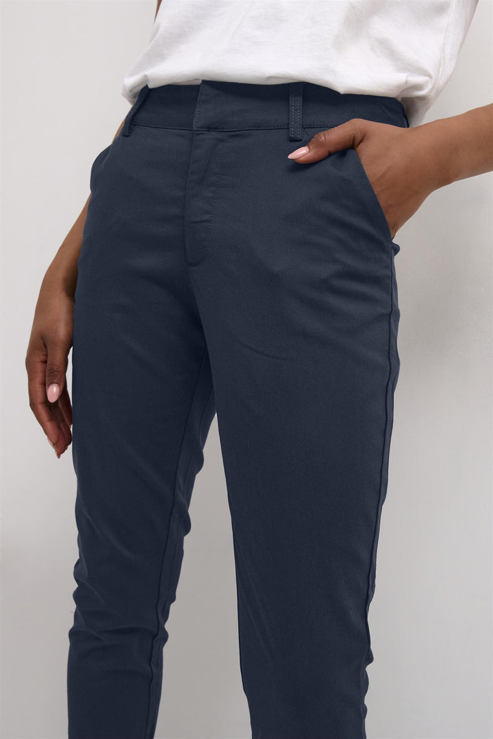 KAlea 7/8 Chino Pant - Midnight Marine