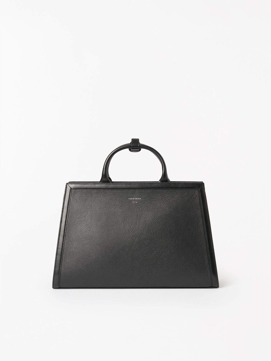 Acori Leather Office Bag - Black