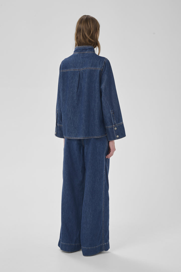 Hilma 171 X-Wide Pant - Medium Blue Wash
