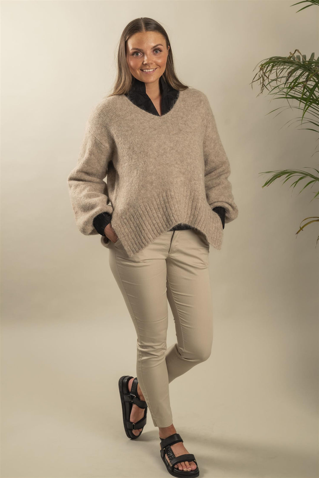 KAlea 7/8 Chino Pant - Feather Gray