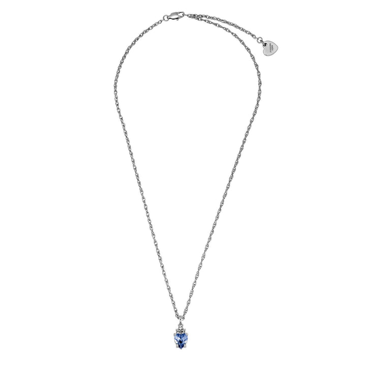 Spira Necklace - SS/Light Blue