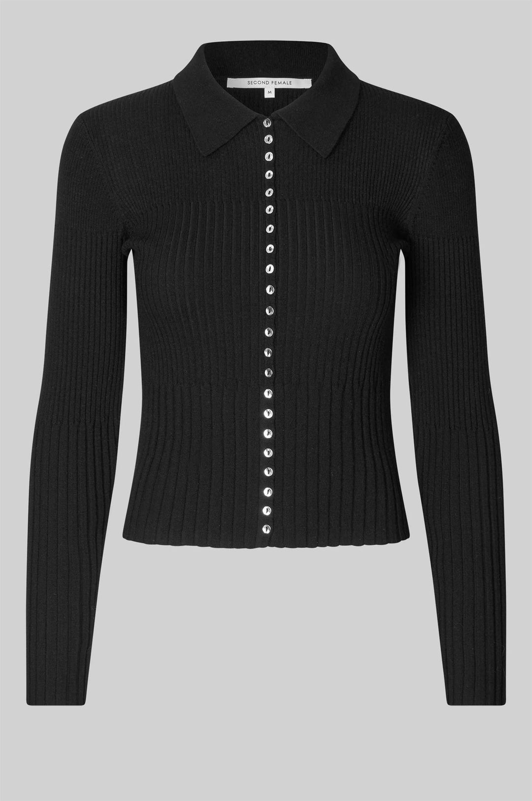 Jet Knit Cardigan - Black