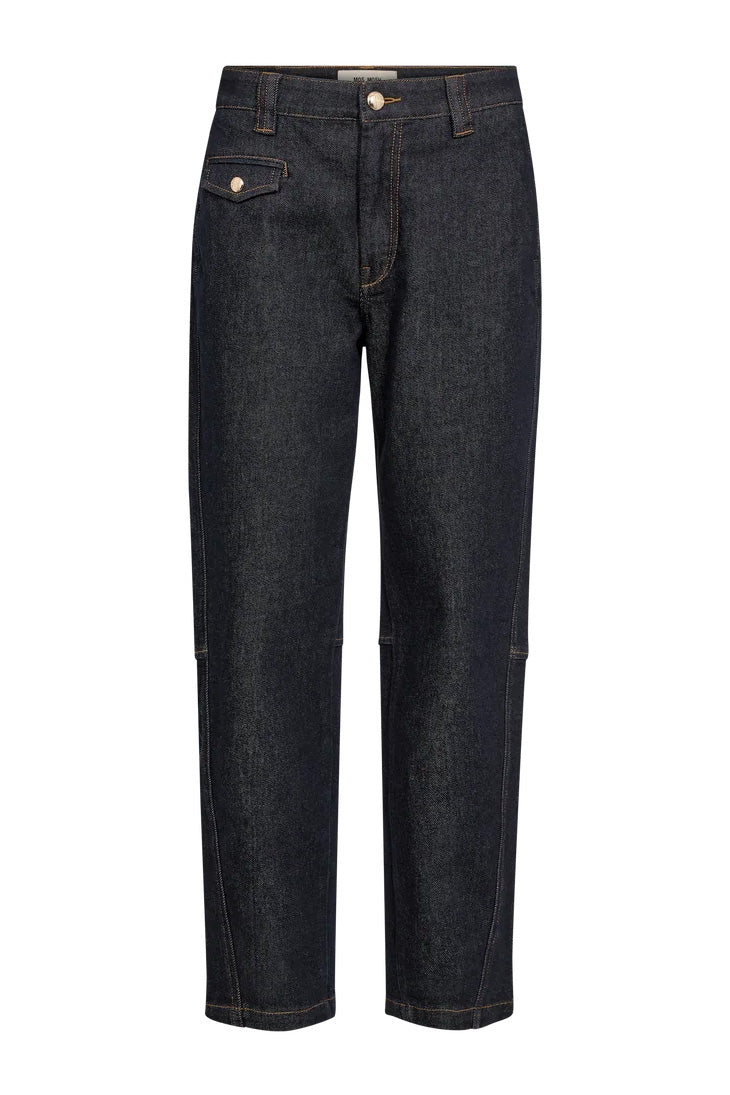 Aymen Chino Denim Jeans - Dark Blue