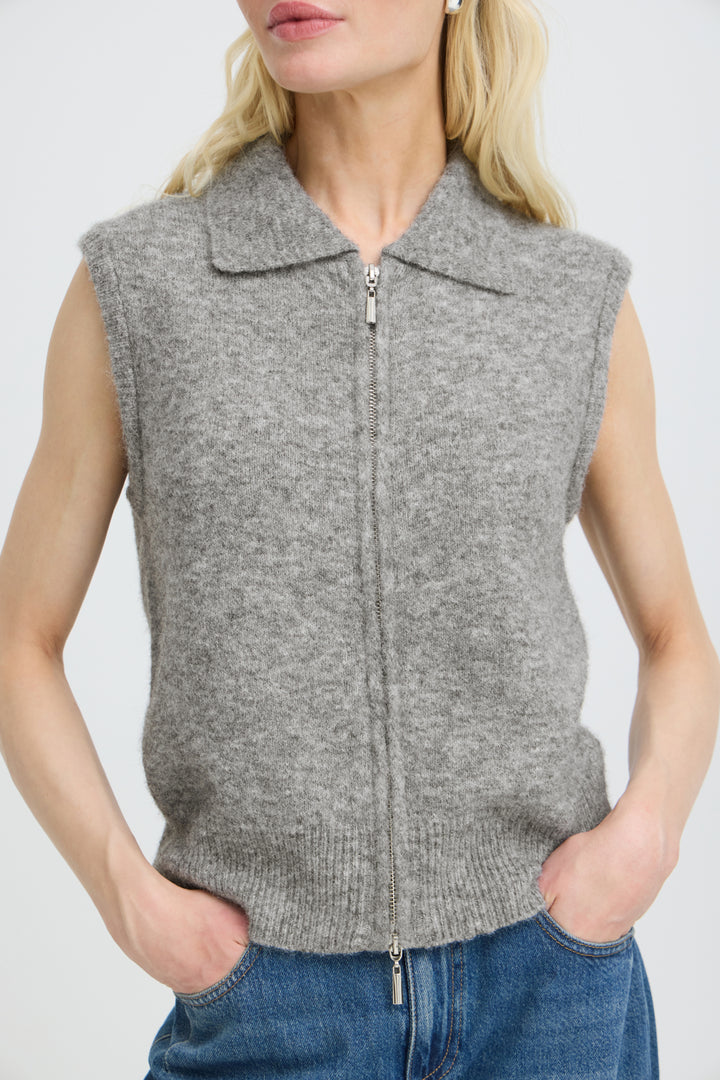 BYomea Zipper Pullover - Java Melange
