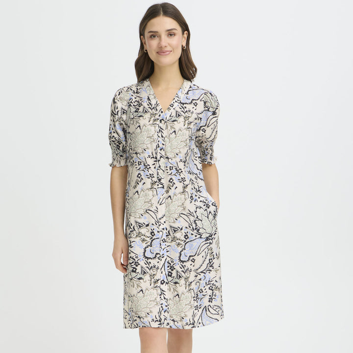 FRARIANA Dress 18 - FEMI BOUQUET GRAY MORN