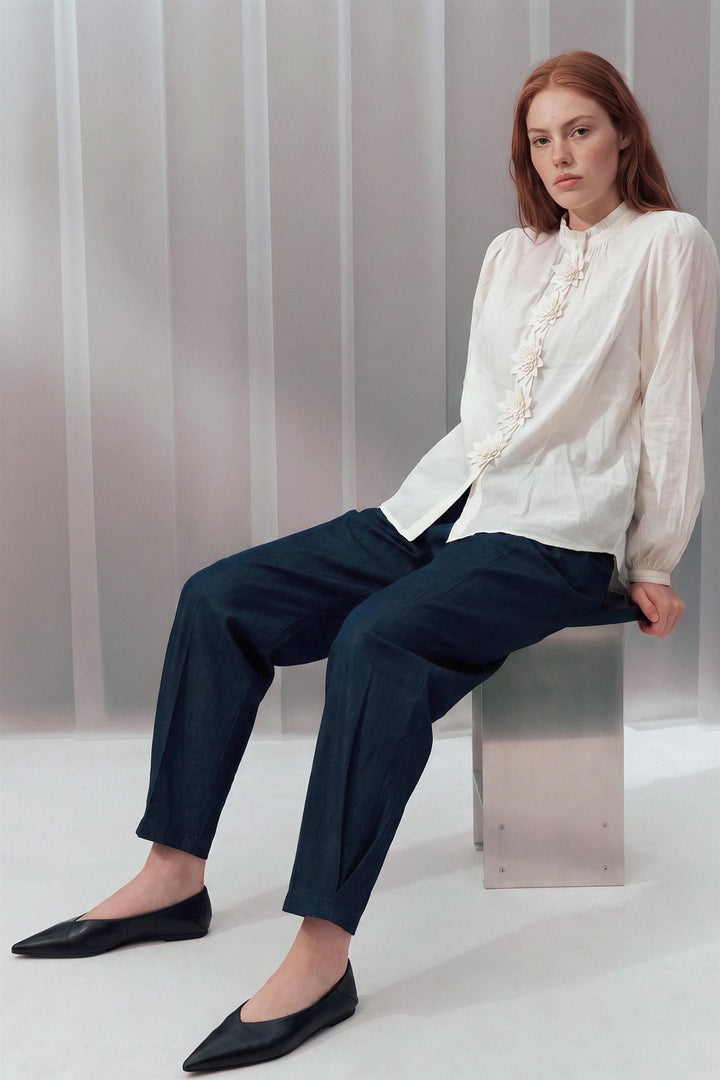 EwaGO Atalie Pants - Denim Blue