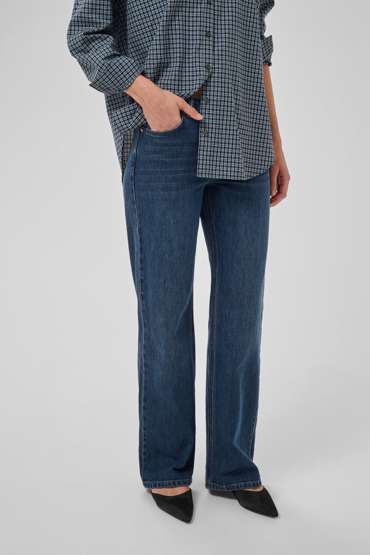 05 THE LOUIS 139 HIGH WIDE - Dark Blue Retro Wash