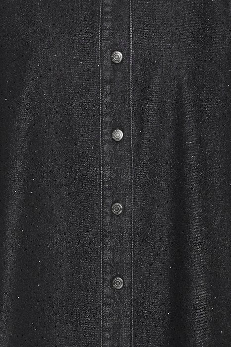 PZDECOLE DRESS - Black Denim