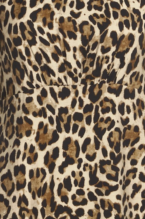 BYIHAMMA LONG DRESS 2 - Humus Leopard Mix