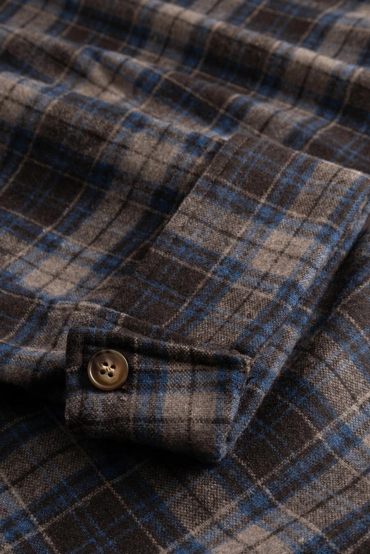 Marlon Shirt - Brown Blue