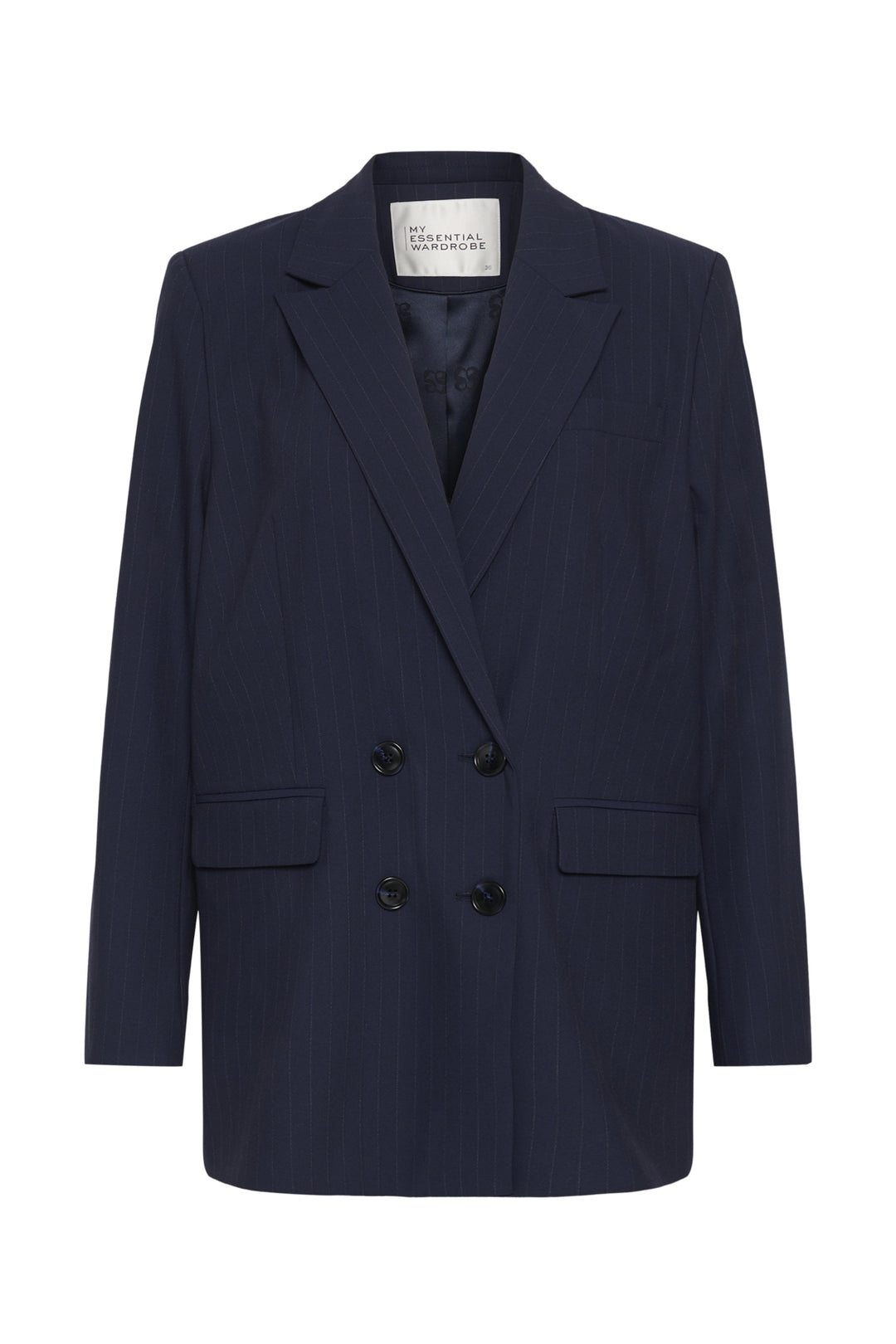 Lana Boxy Blazer - Dark Sapphire Blue