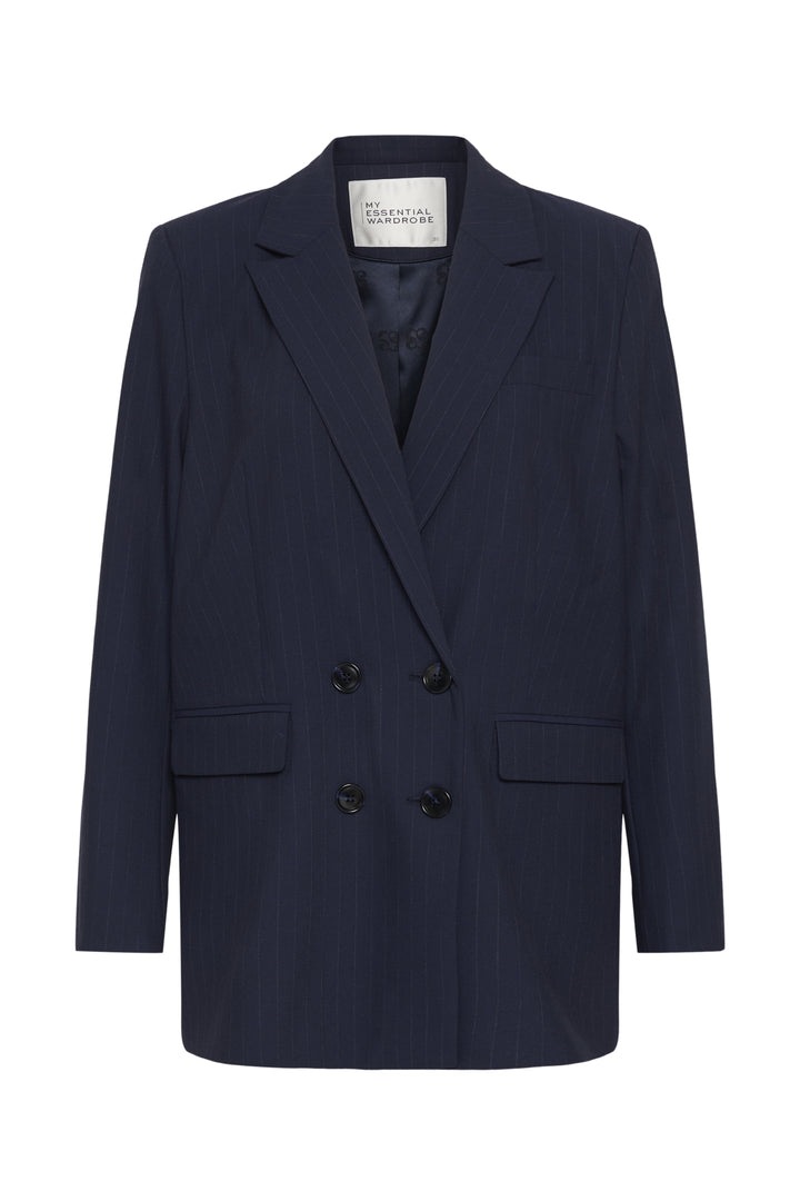 Lana Boxy Blazer - Dark Sapphire Blue