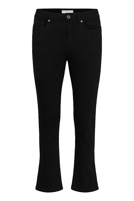 KAriver Cropped Jeans - Black deep