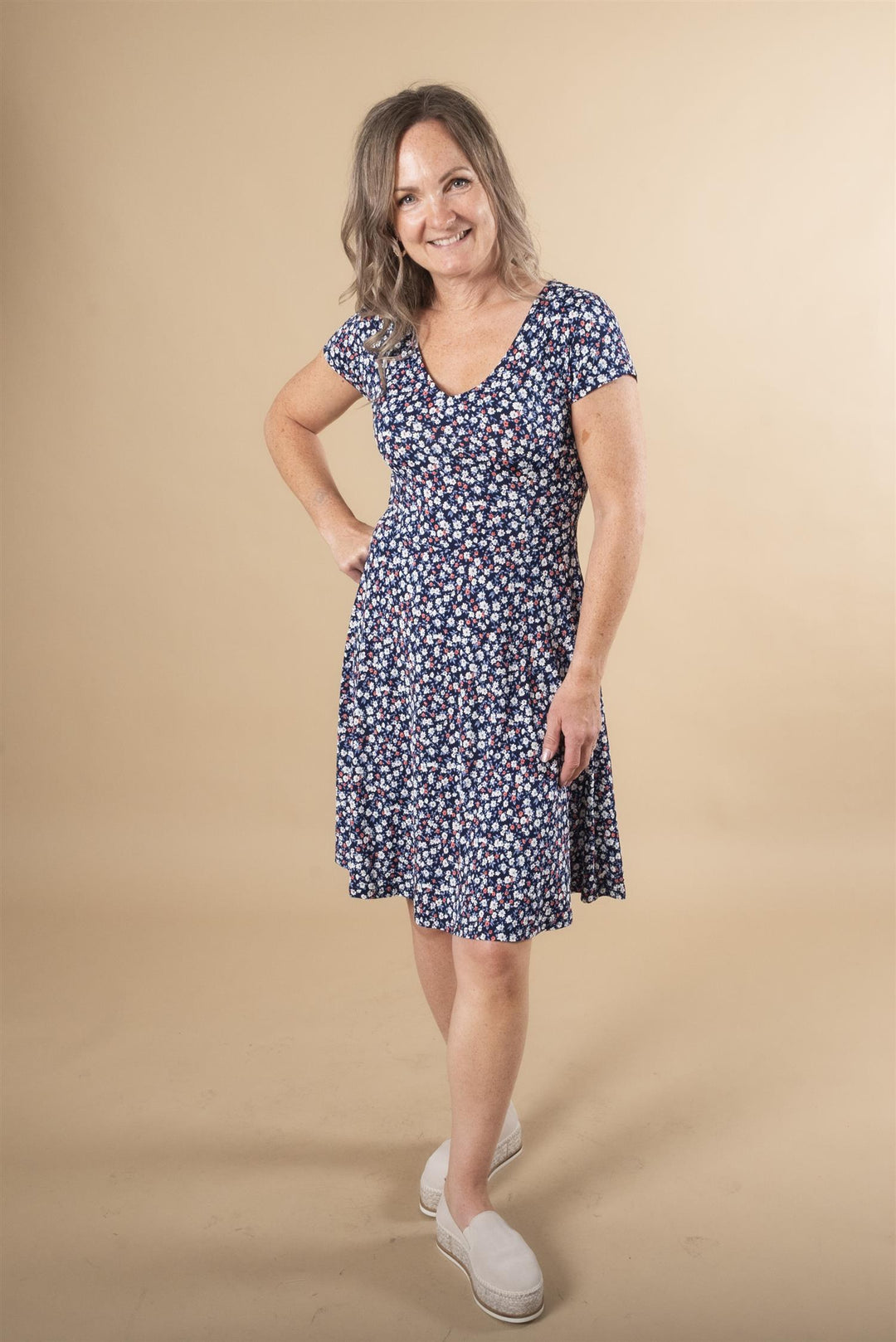 Laetitia Kelly Dress - Navy