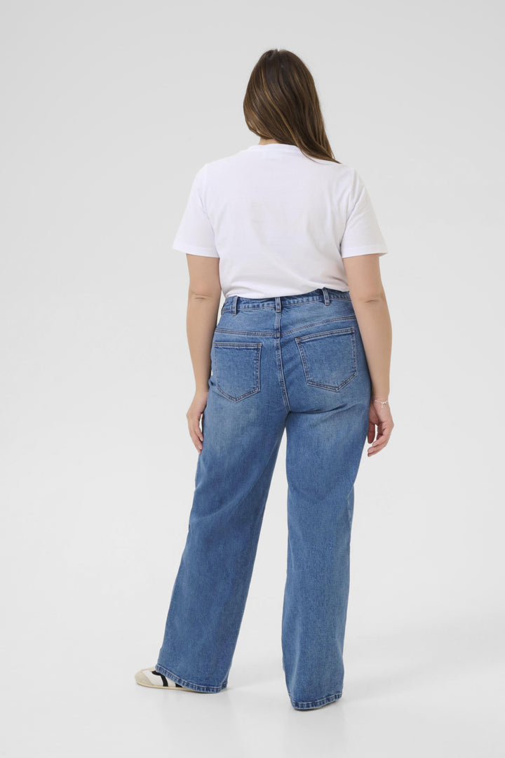 KCleoana Wide Long Jeans - Vintage Blue