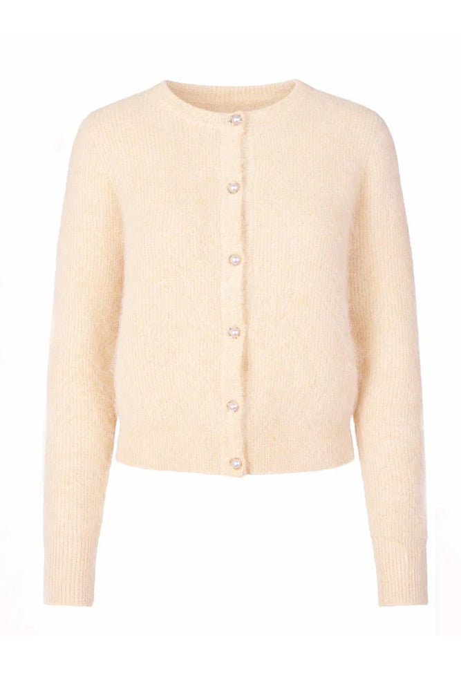 Melina Chunky Cardigan - Butter Yellow