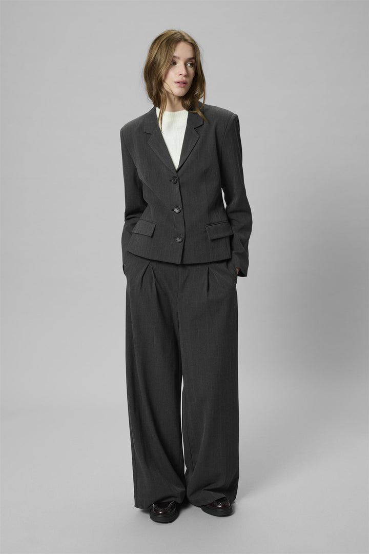 Luna Shaped Blazer - Asphalt