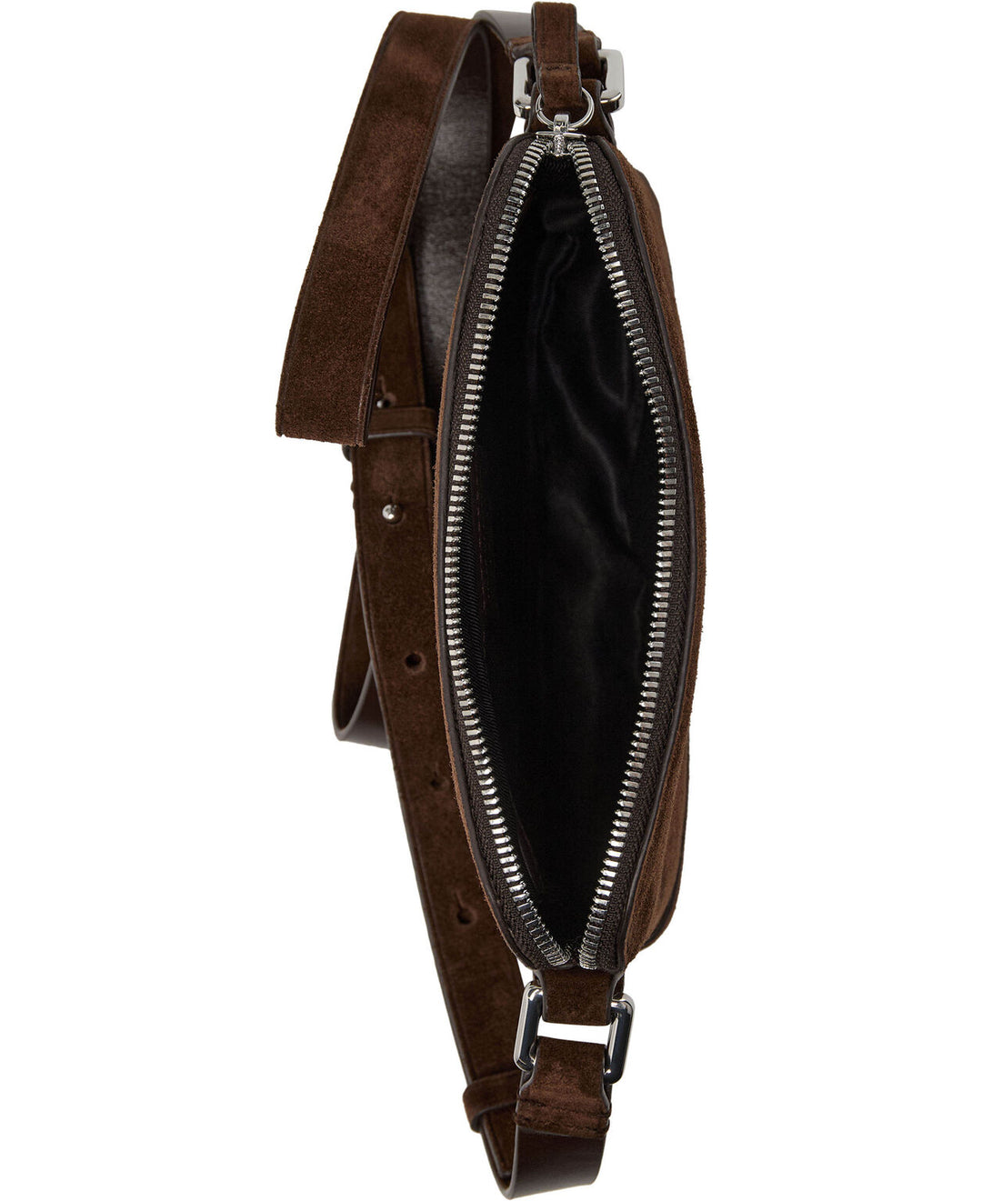 Diu Day Suede Bag  - Dark Brown