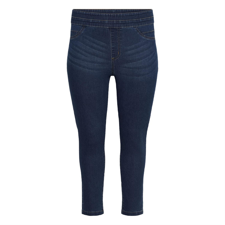 KCvilana Slim Cropped Jeggings - Medium blue denim
