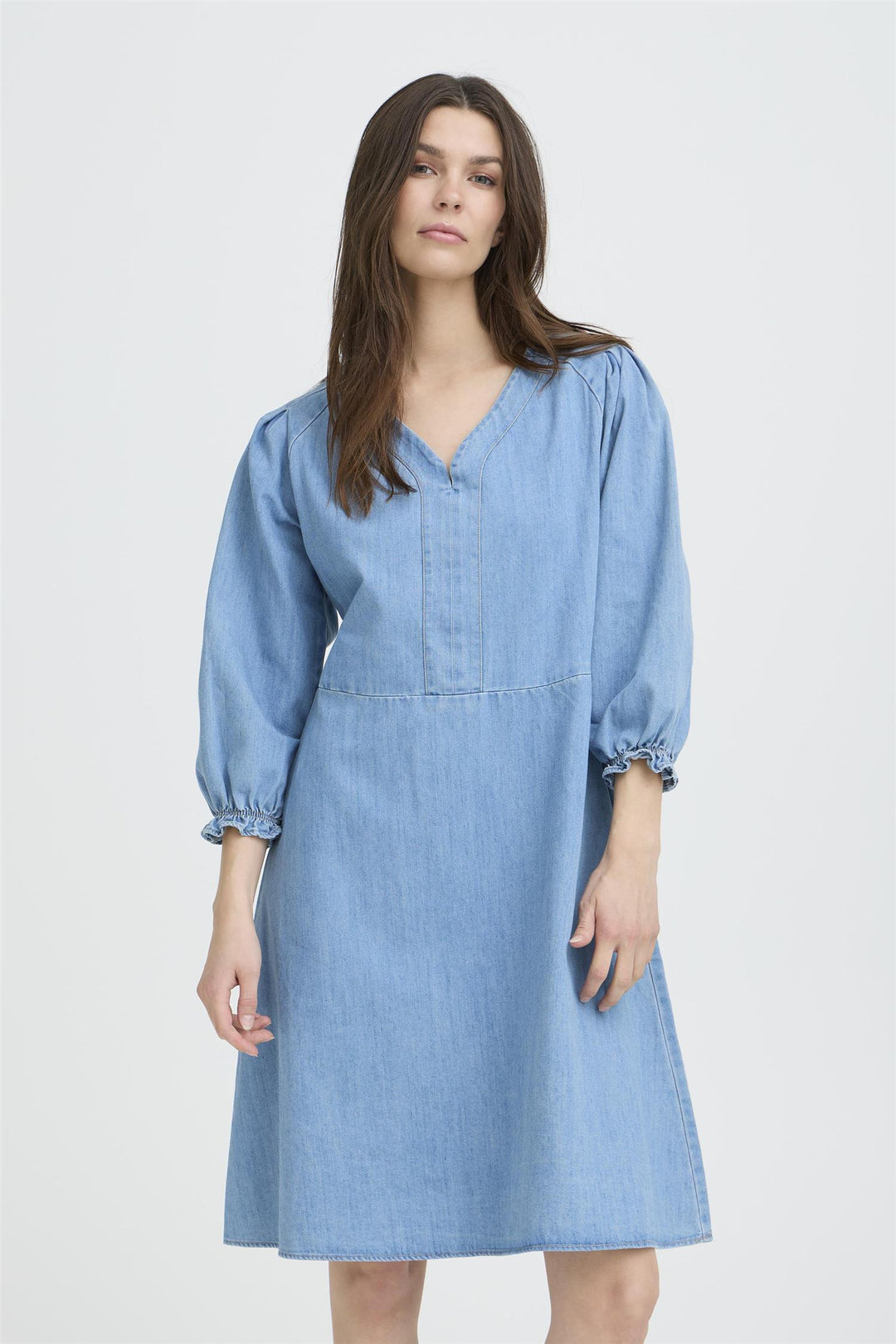 PZMALIA Denim Dress - Light Blue Denim