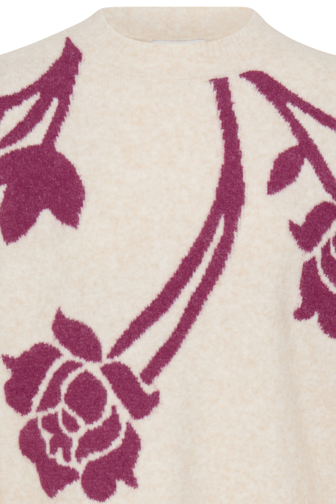 BYomea Flower Jumper 4 - BIRCH/PINK ROSE