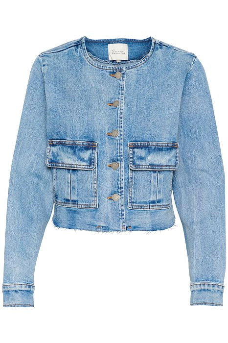Dango 144 Short Jacket - Light Blue Retro Wash