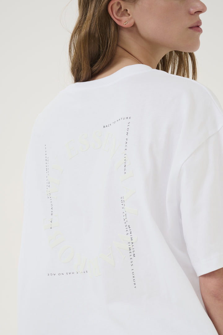 Siam Back Logo Tee - Bright White