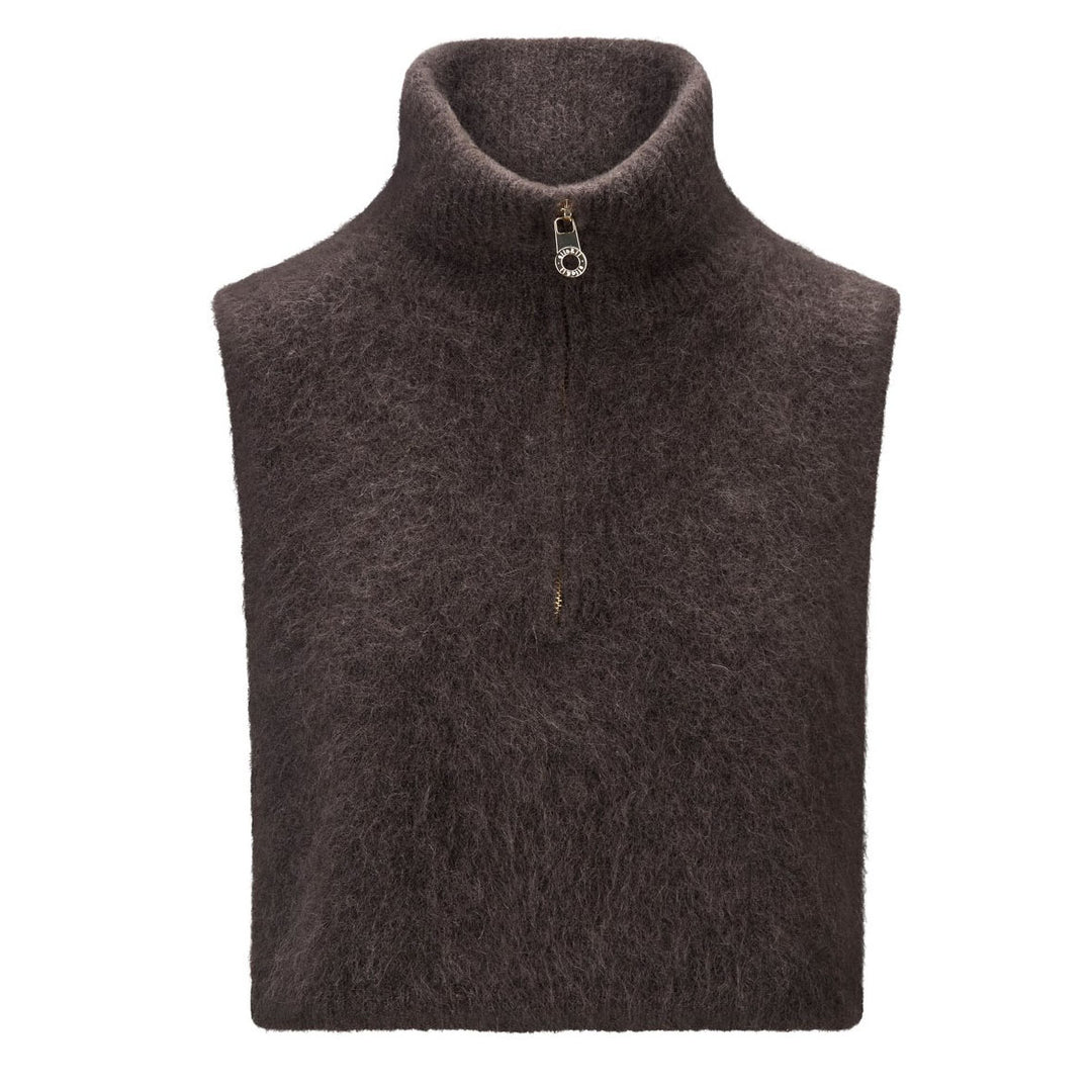 Belinda Chunky High neck-   Dark Brown