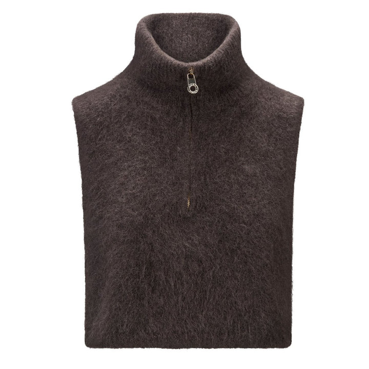 Belinda Chunky High neck-   Dark Brown