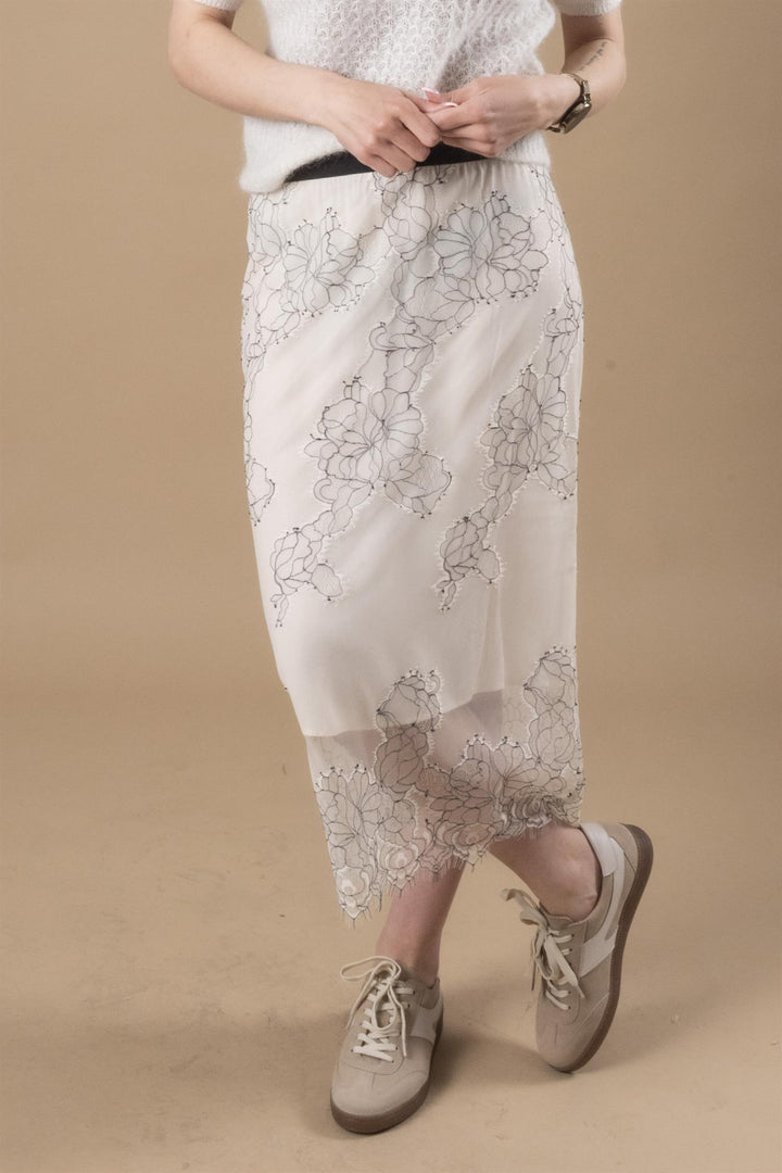 Wila Lace Skirt - Tofu