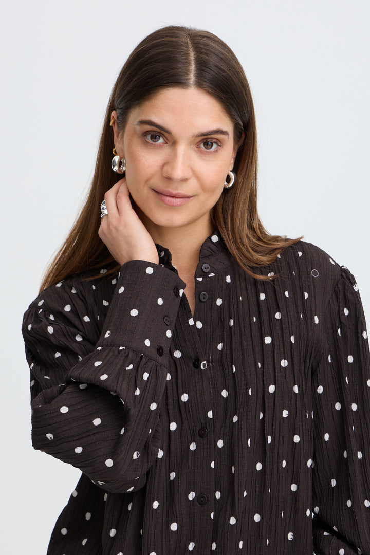 PZEVITA SHIRT - Espresso