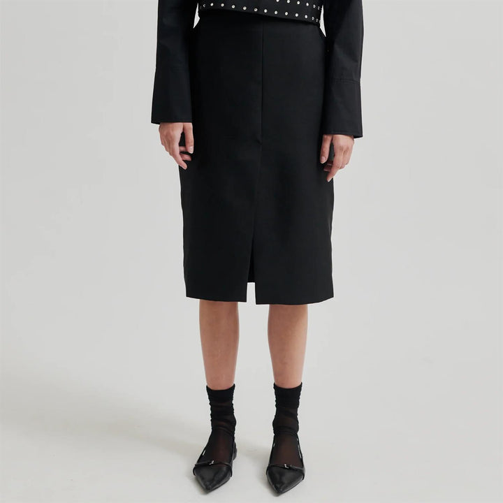 Elegance Pencil Skirt - Black