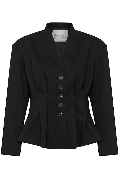 Evelina Shaped Blazer - Balck