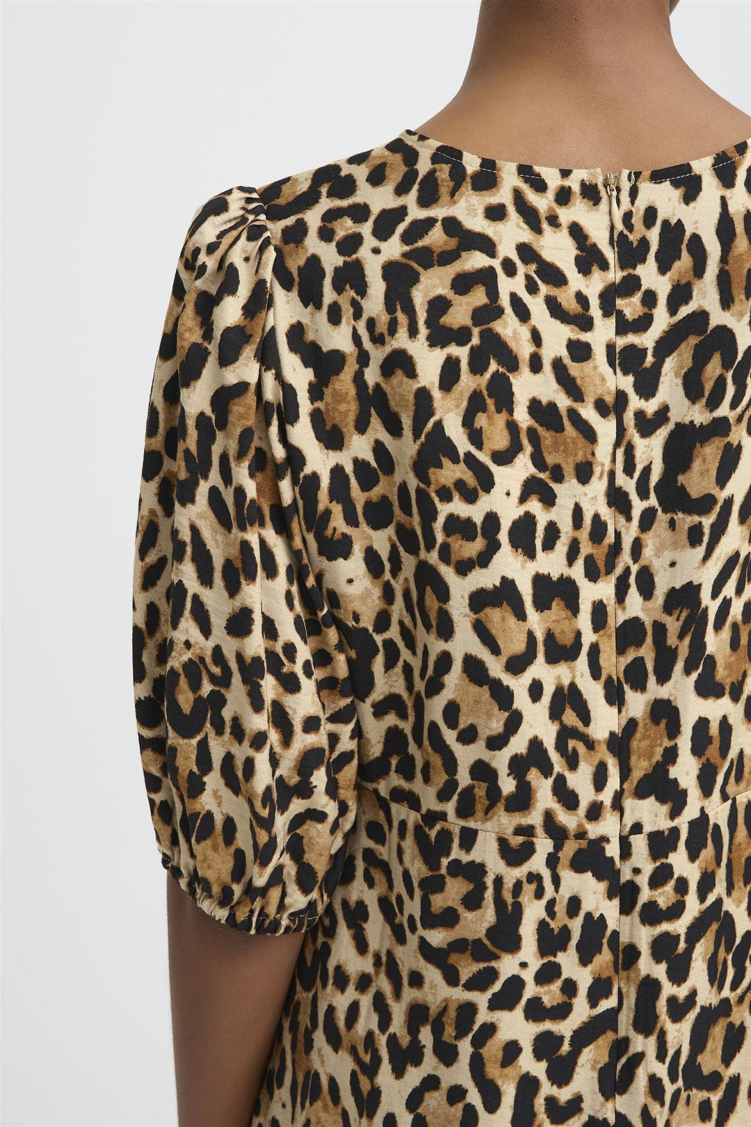 BYIHAMMA LONG DRESS 2 - Humus Leopard Mix