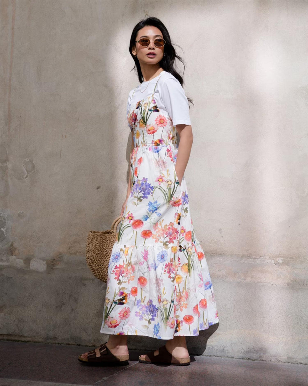 Brooklyn Fairy Midi Dress- Offwhite