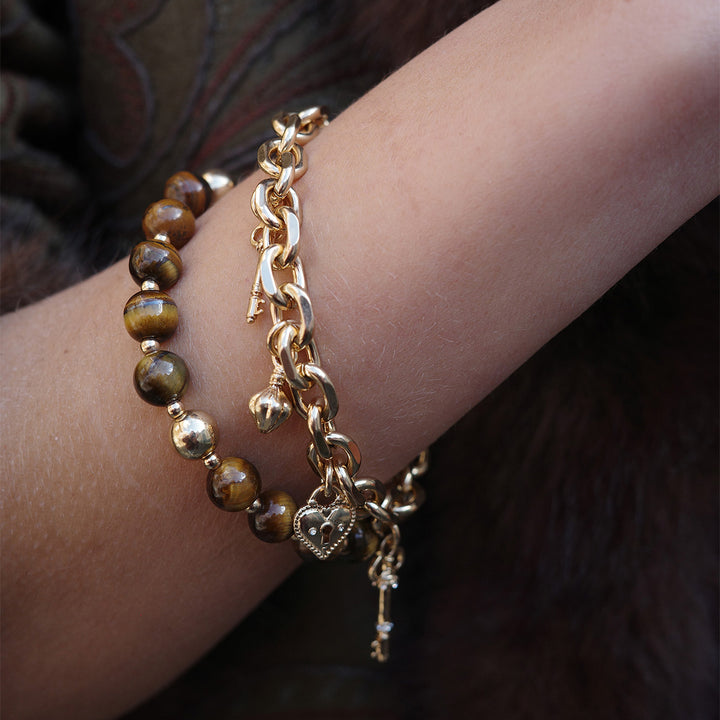 Open My Heart Bracelet - Gold