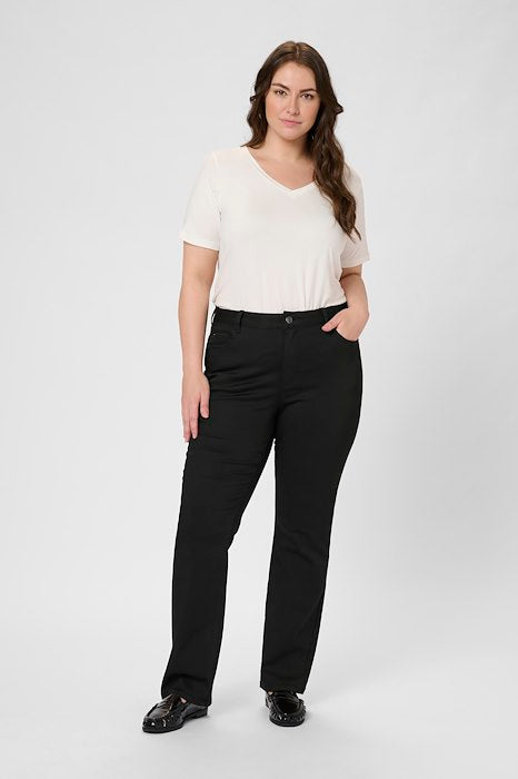 KCdina Straight Reg.length Jeans - Black Deep