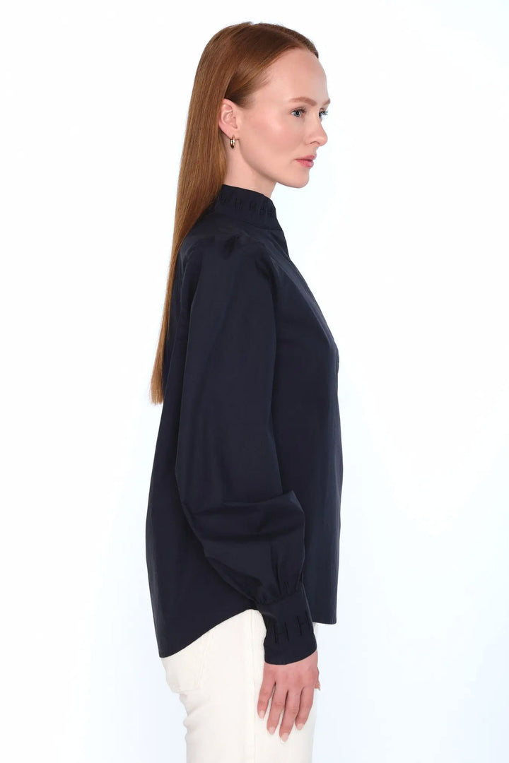 MIE Blouse - Navy Blazer