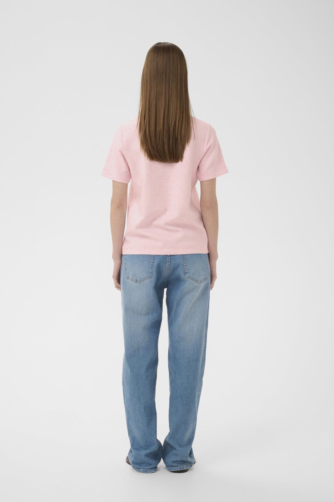 Vincent Melange Karmen T-Shirt - Candy Pink Melange
