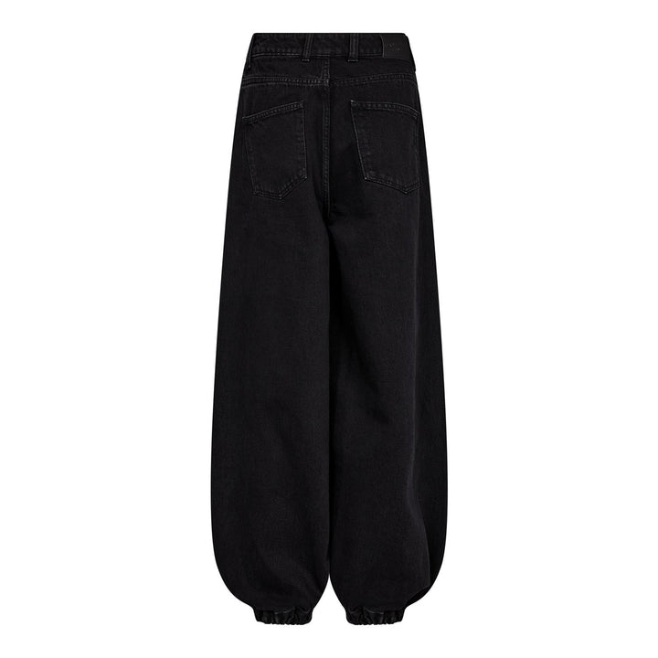 Denim Harem Pant - Black