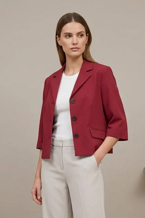 Keeley Edelmira Blazer - Rhubarb
