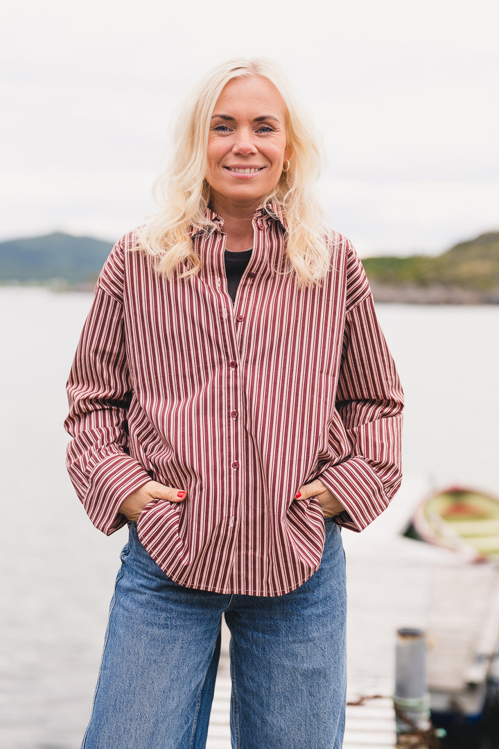 Ida Maja Shirt - Rose/choco