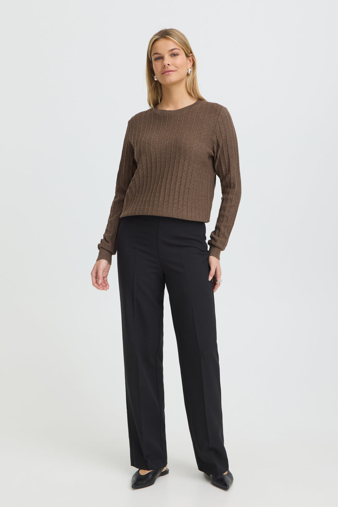 FRVANESSA Pullover - Rain Drum Melange