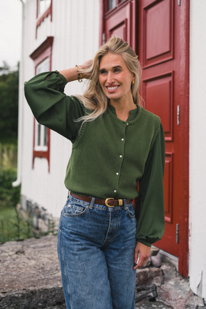 Ina Emma Vest - Chive