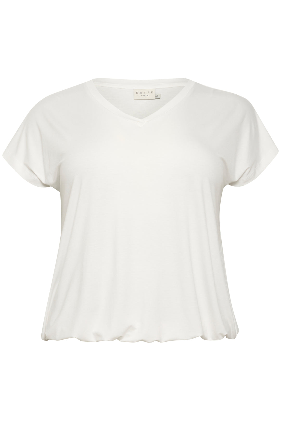 KCjena V-neck T-Shirt - Chalk