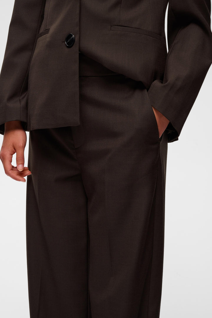 CADIE MEL CORE PANT - Chocolate Brown Melange