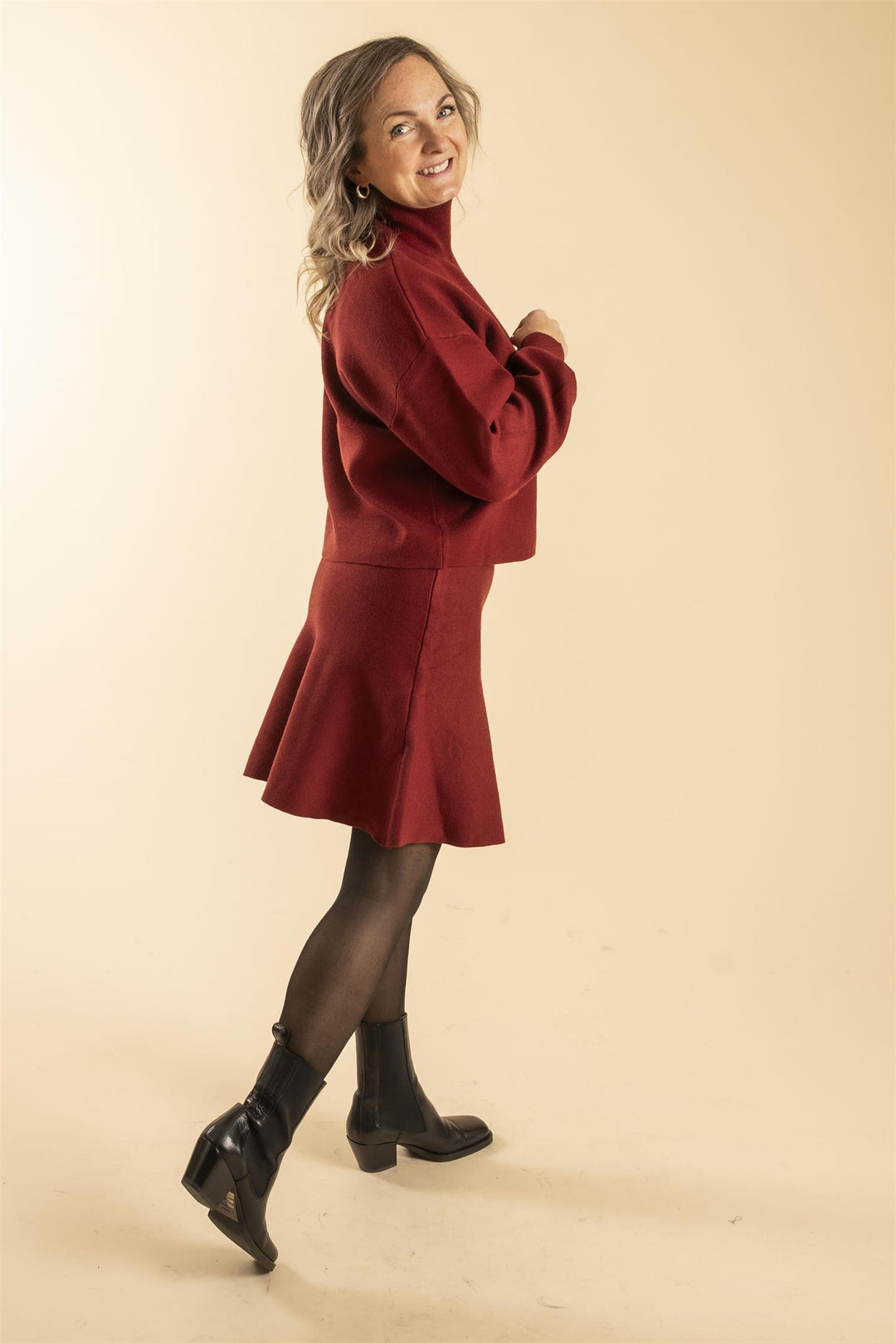 Mercy East Skirt - Syrah